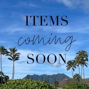 Aloha ! Items coming soon 🌺